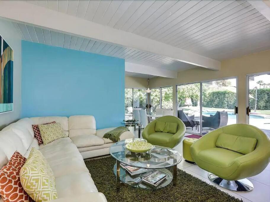 Serene 4 Bed 3 Bath Heated Pool Natural Backyard Heart Of 棕榈泉 外观 照片