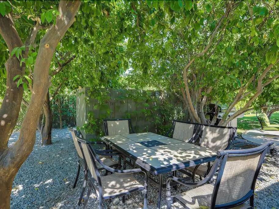 Serene 4 Bed 3 Bath Heated Pool Natural Backyard Heart Of 棕榈泉 外观 照片